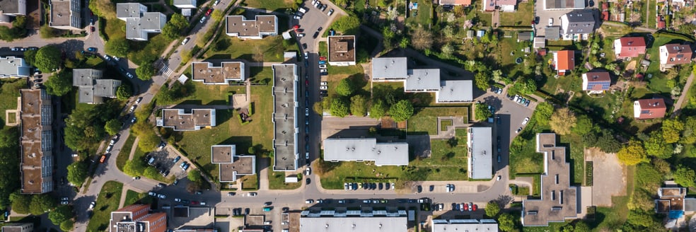 Vogelperspektive Immobilien