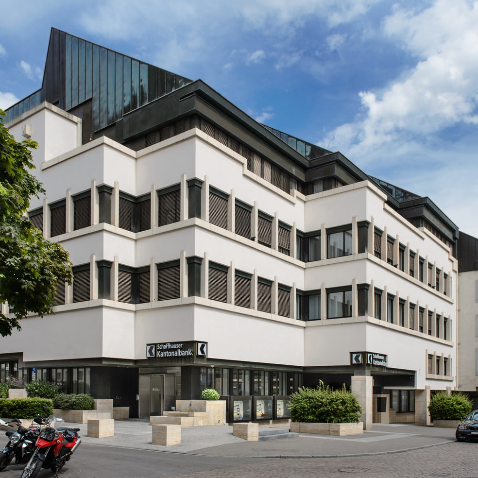 Hauptsitz Schaffhausen der Schaffhauser Kantonalbank