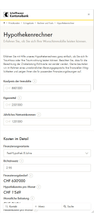 App Teaser Hypothekenrechner der Schaffhauser Kantonalbank