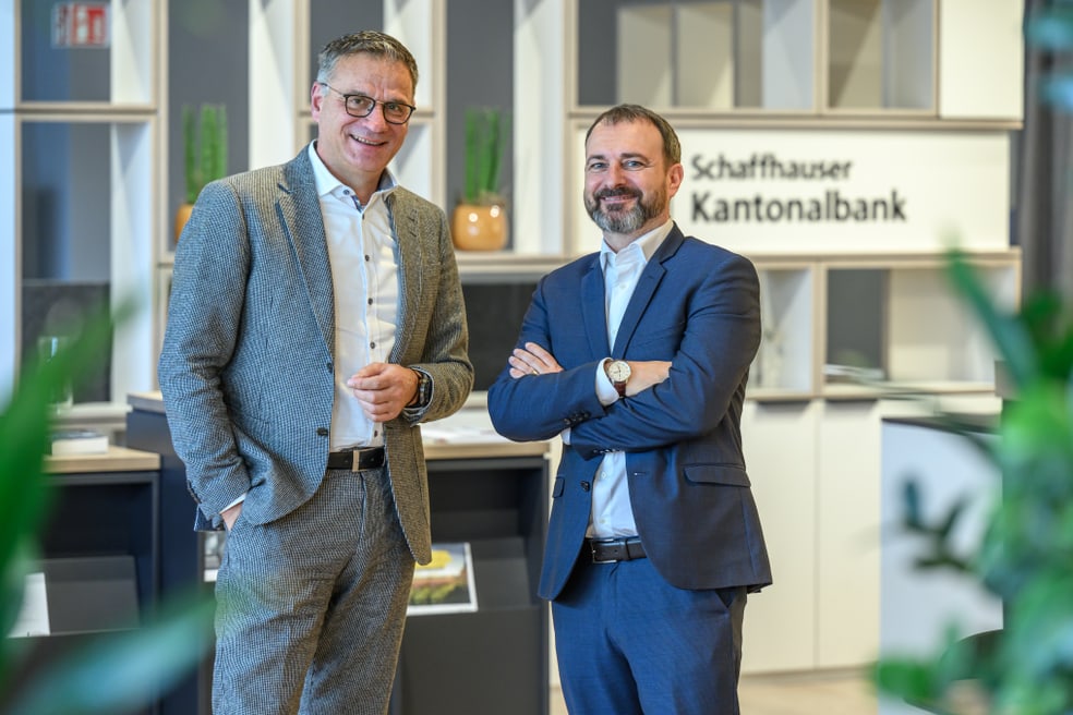 Ruedi Lenz und Daniel Anders