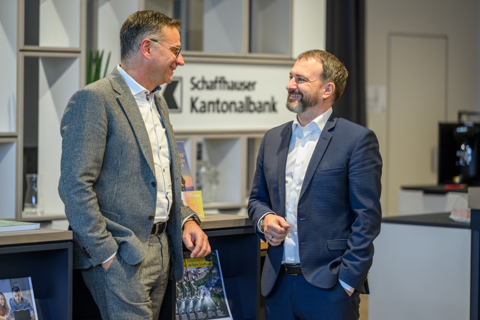 Ruedi Lenz und Daniel Anders