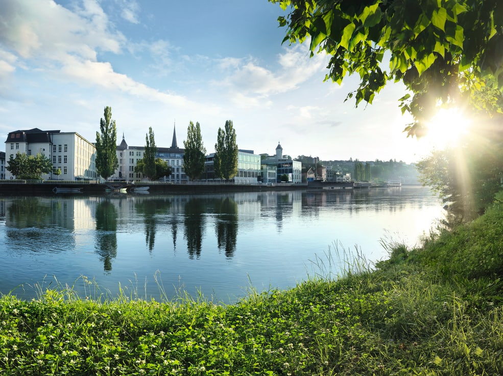 Schaffhausen Blick über den Rhein