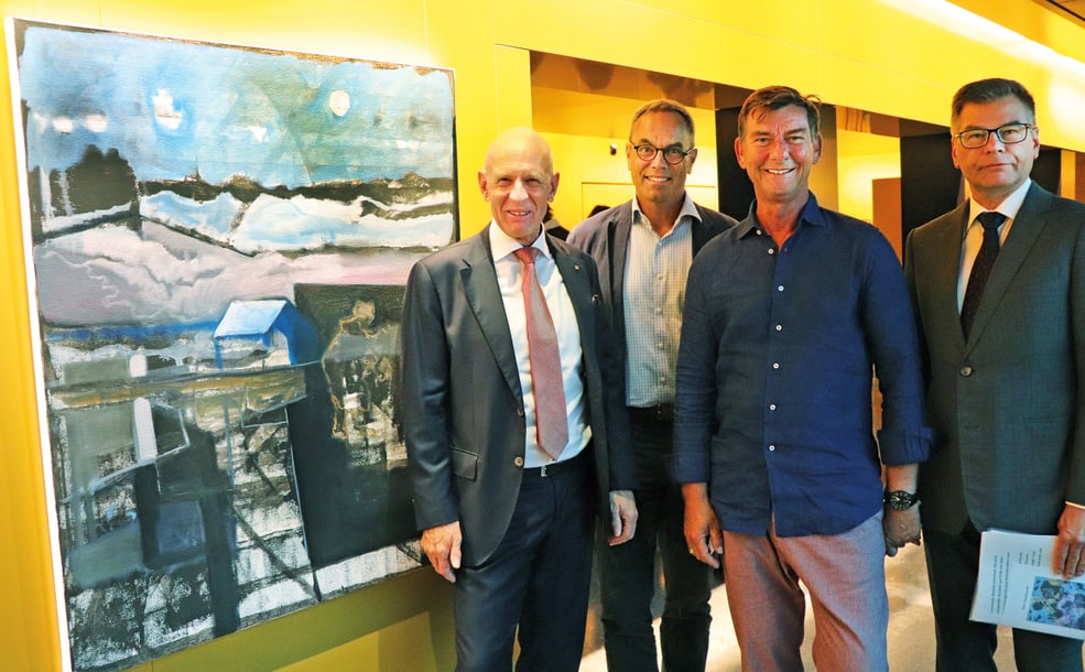 Vernissage Tom Leonhardt bei der Schaffhauser Kantonalbank