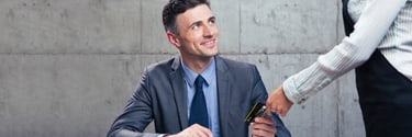 Visa Debit-Karte Business Banner