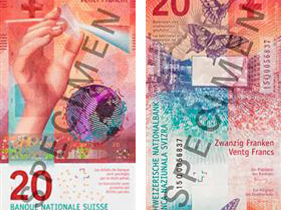Die Neue 20 Franken Note Bei Der Schaffhauser Kantonalbank Die Neue 20 Franken Note Bei Der Schaffhauser Kantonalbank