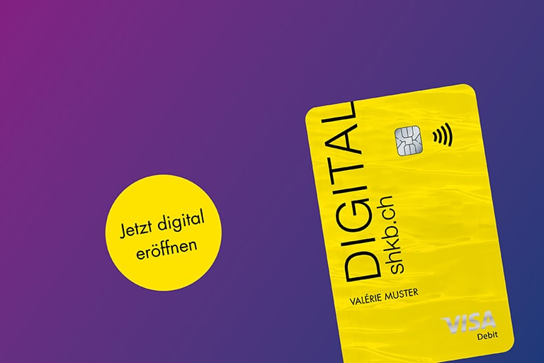Visa Debit Karte DIGITAL Schaffhauser Kantonalbank