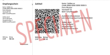 Muster QR-Rechnung