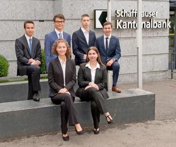 Lehranfänger der Schaffhauser Kantonalbank 2017